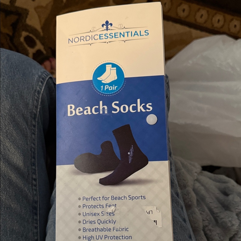 Black Beach Socks